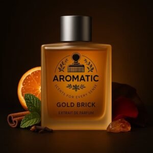 Aromatic Gold Brick premium fragrance bottle