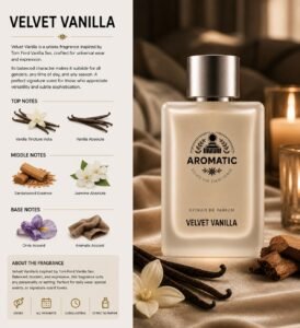 Velvet Vanilla vanilla perfume for women and men by Aromatic