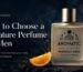 Midnight Amir by Aromatic perfume bottle with citrus and lavender, featured in a guide on how to choose a signature perfume for men.